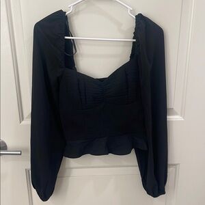 Chic Black Women's Blouse